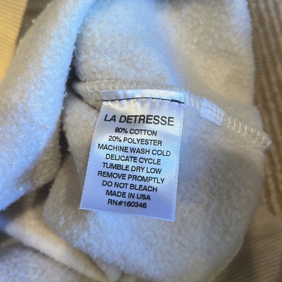 NWT LA DETRESSE Malibu tan blue tie dye acid dye set size small - Picture 14 of 16